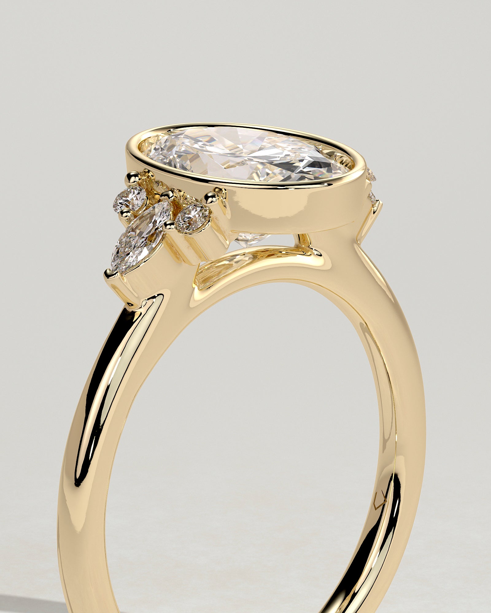 Round Halo, Pave & Split Shank Engagement Ring – 1.93 CT Lab Grown Diamond