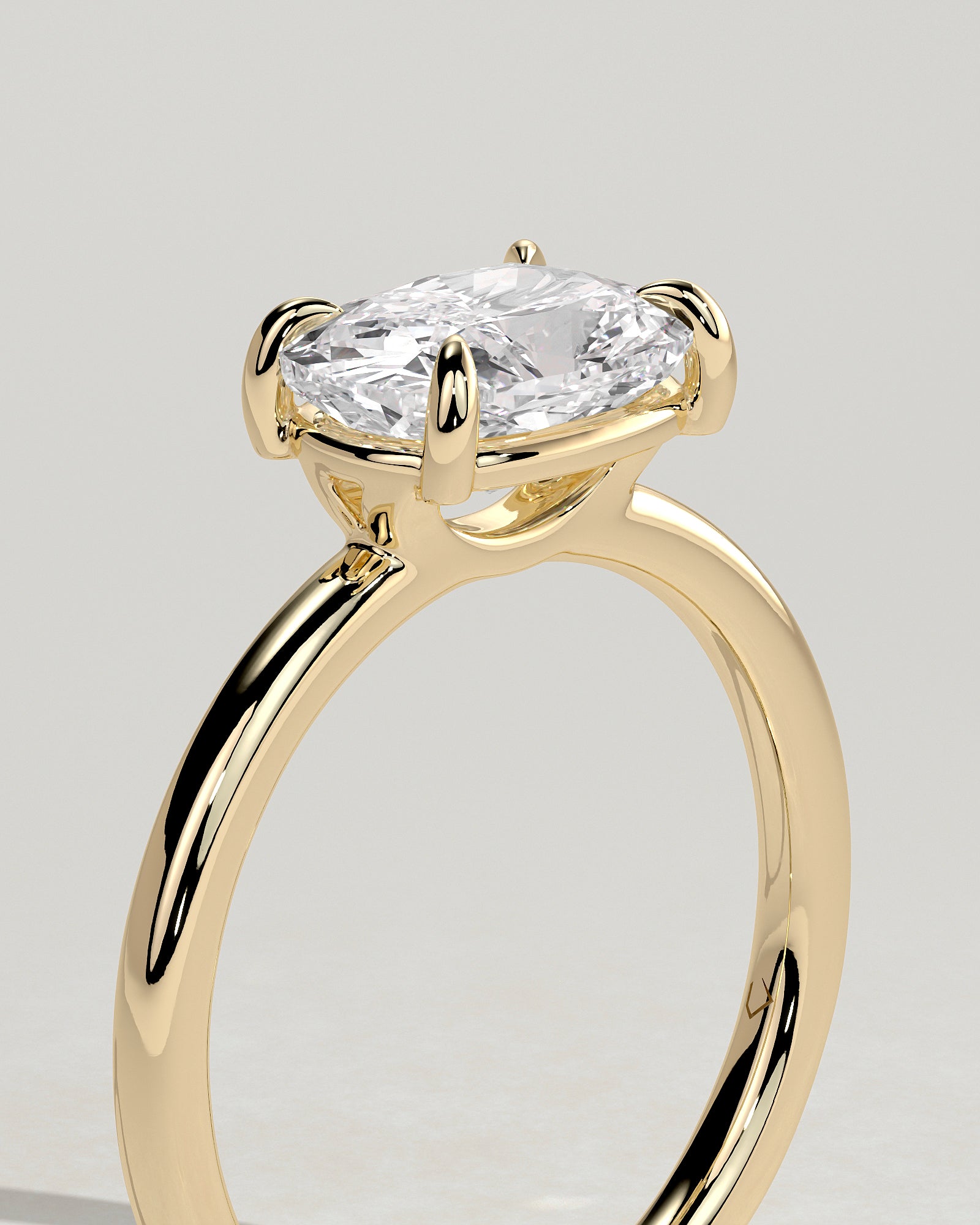 Round Halo, Pave & Split Shank Engagement Ring – 1.93 CT Lab Grown Diamond