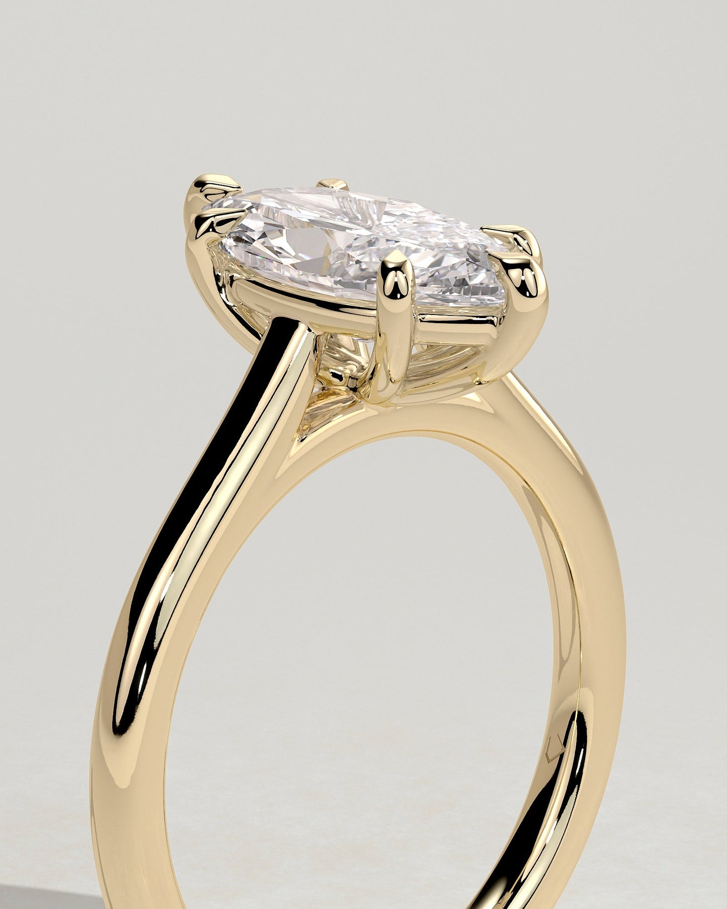 Round Halo, Pave & Split Shank Engagement Ring – 1.93 CT Lab Grown Diamond