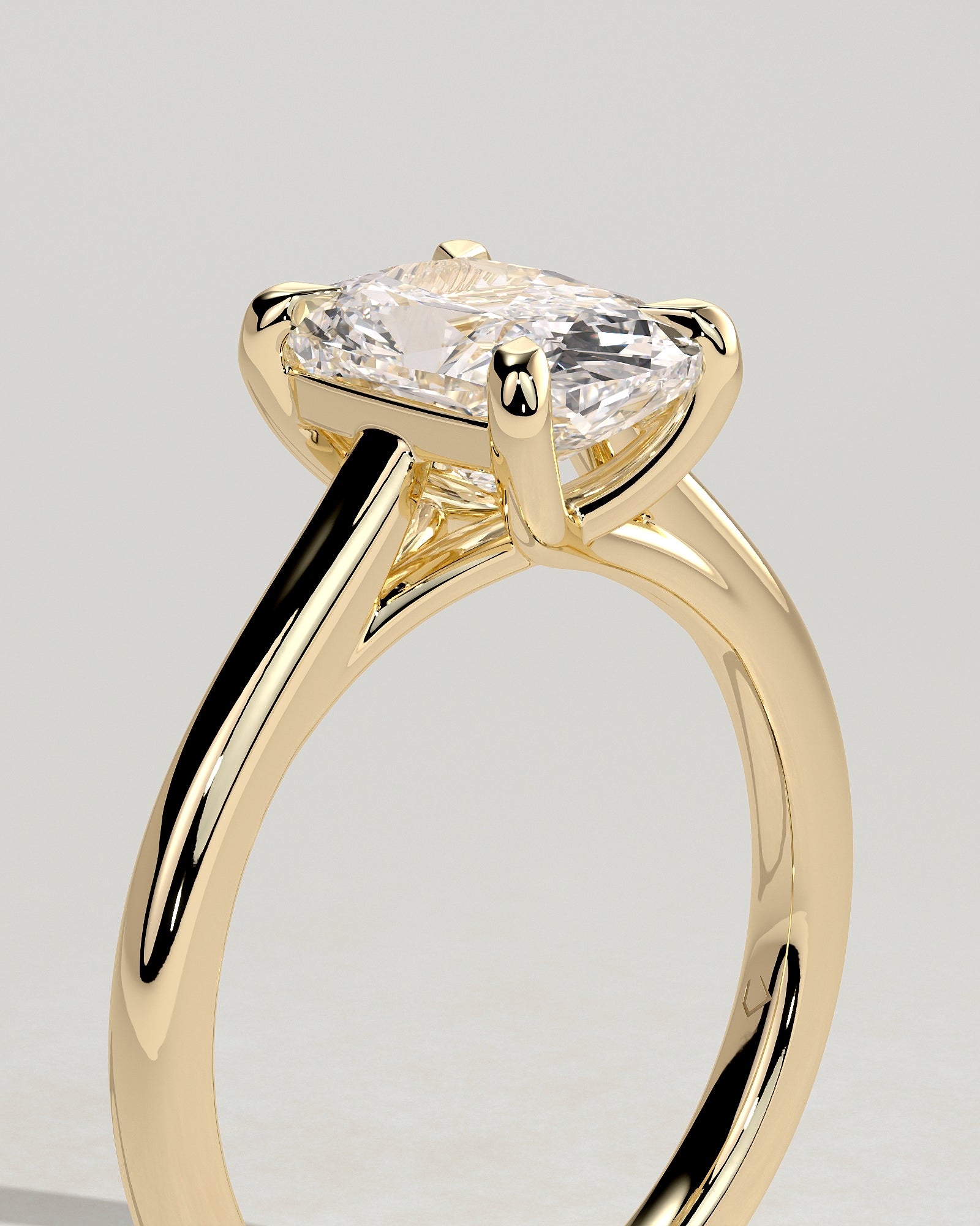Round Halo, Pave & Split Shank Engagement Ring – 1.93 CT Lab Grown Diamond