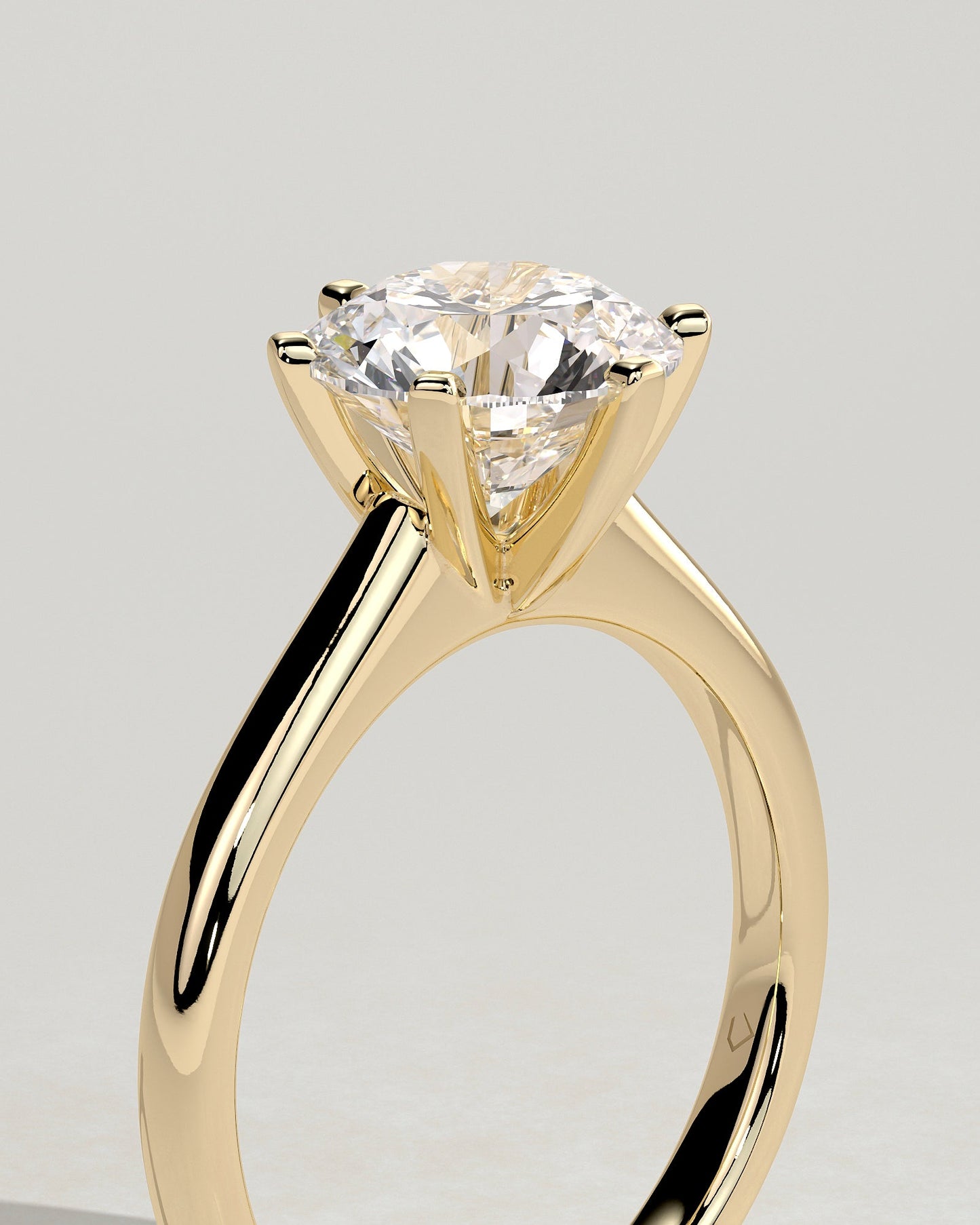 Round Halo, Pave & Split Shank Engagement Ring – 1.93 CT Lab Grown Diamond