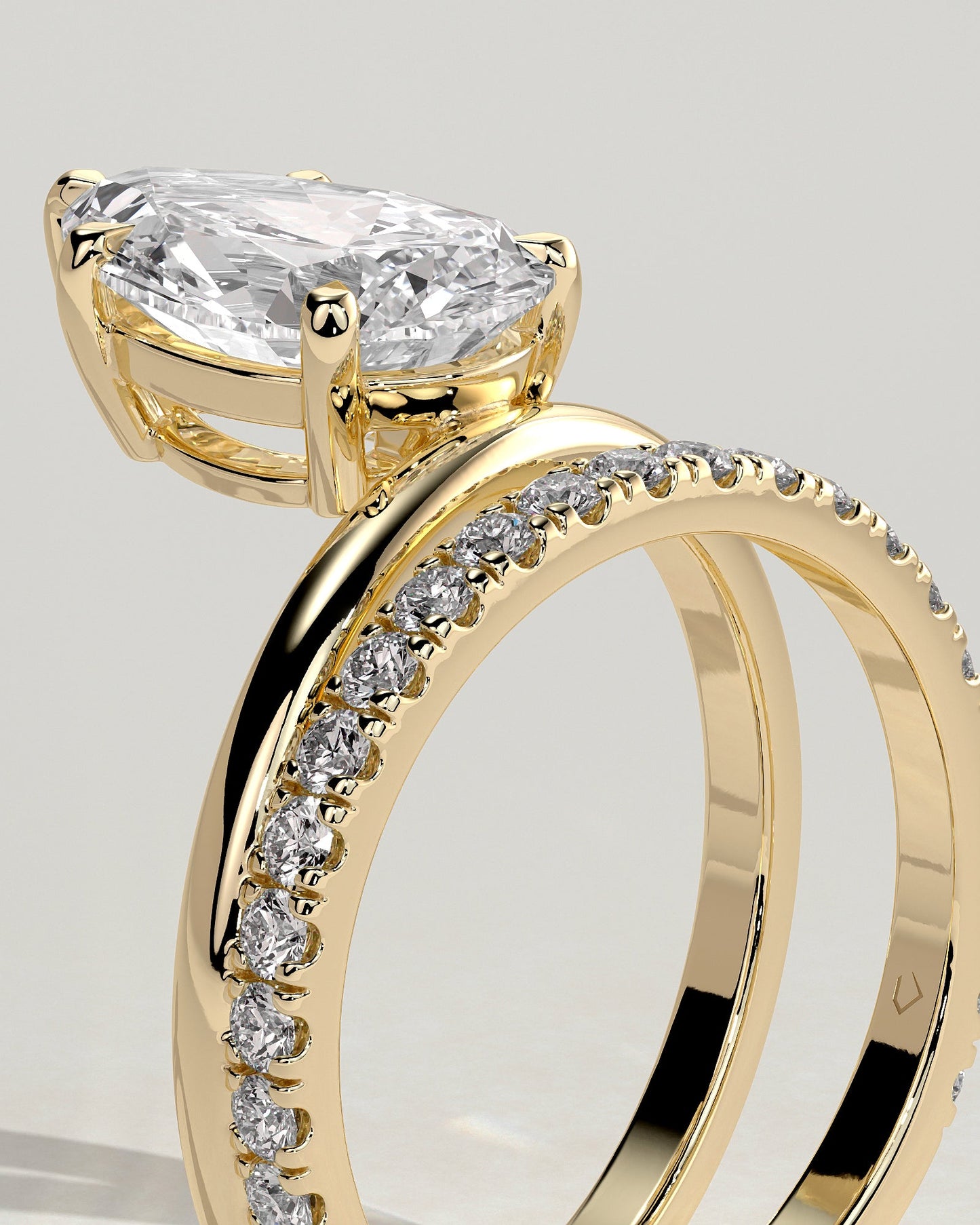 Round Halo, Pave & Split Shank Engagement Ring – 1.93 CT Lab Grown Diamond