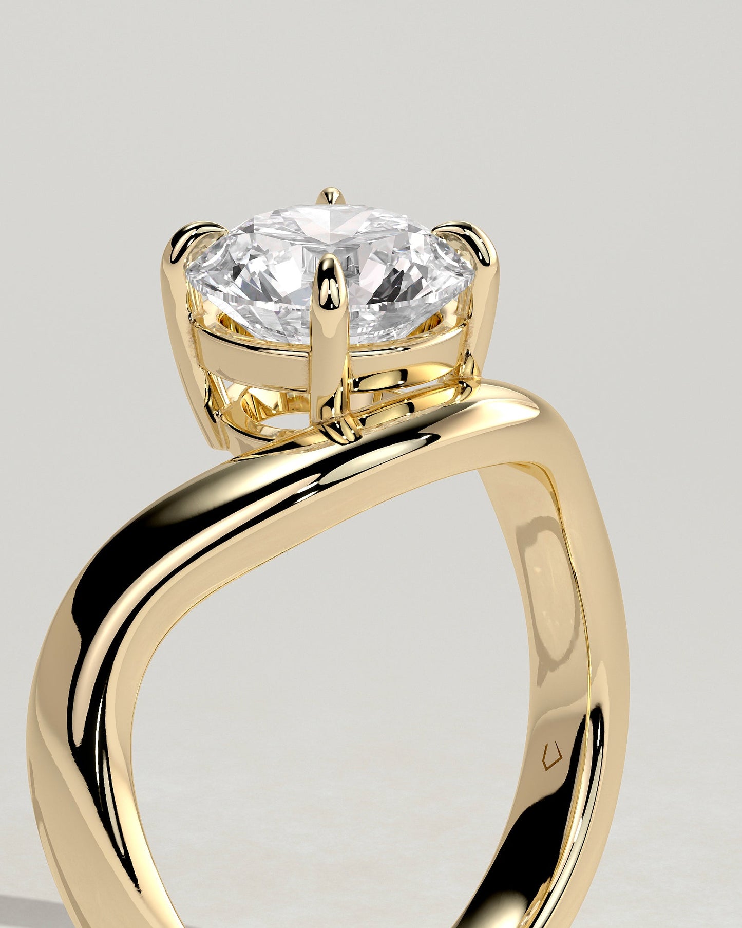 Round Halo, Pave & Split Shank Engagement Ring – 1.93 CT Lab Grown Diamond