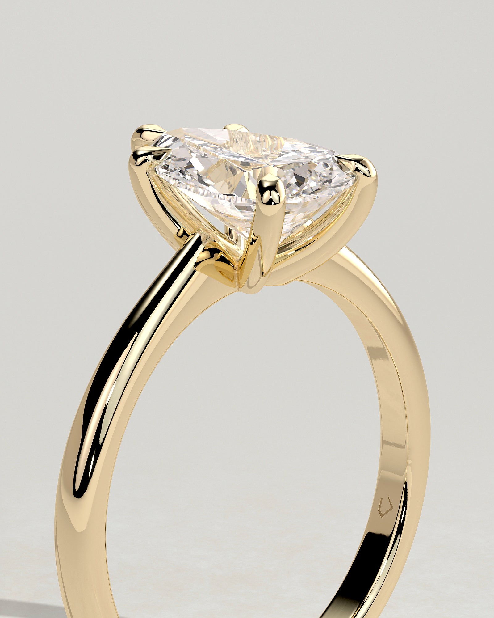 Round Halo, Pave & Split Shank Engagement Ring – 1.93 CT Lab Grown Diamond