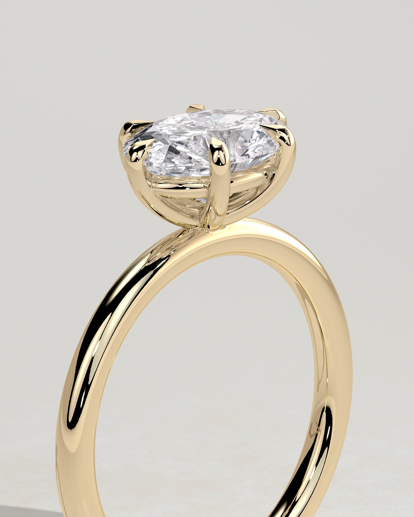 Round Halo, Pave & Split Shank Engagement Ring – 1.93 CT Lab Grown Diamond