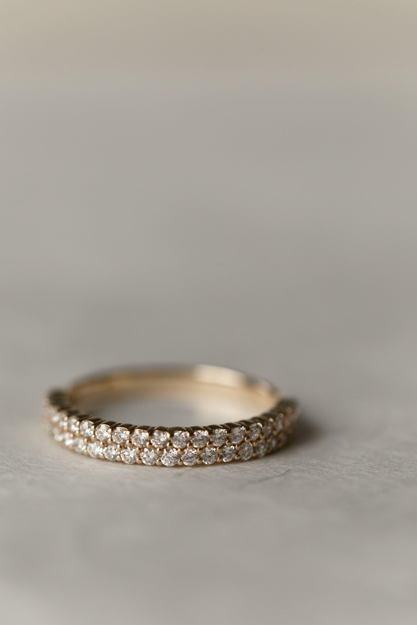 0.37 CT Round Full Eternity Lab Grown Diamond Wedding Band