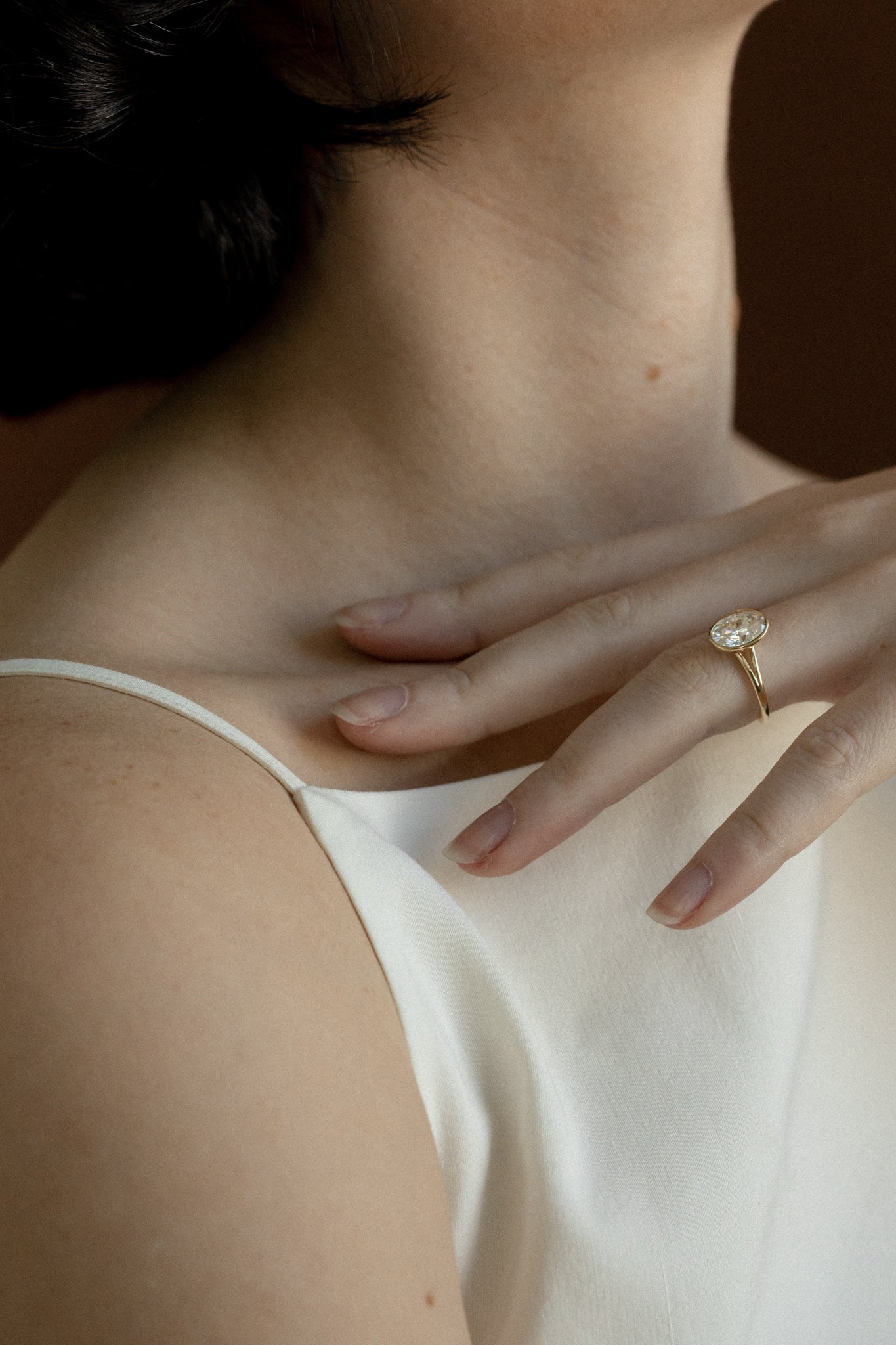 2 CT Round Three Stones Lab Grown Diamond Engagement Ring