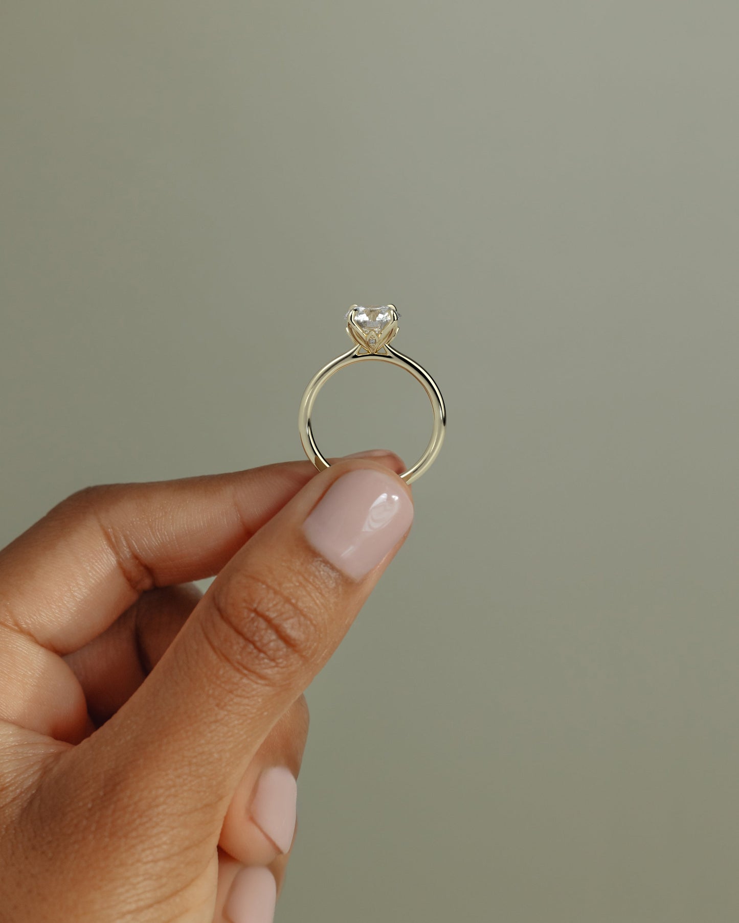 Round Halo, Pave & Split Shank Engagement Ring – 1.93 CT Lab Grown Diamond