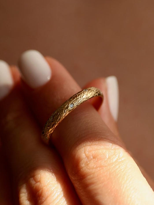 Marquise Cut Cluster Styled Lab Grown Wedding Band