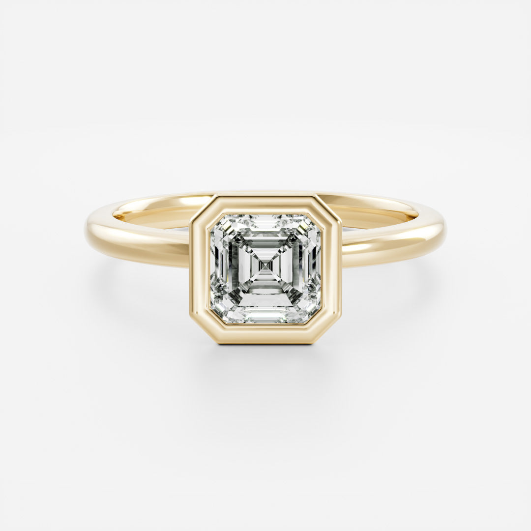 Oval Three Stone Lab Grown Diamond Engagement Ring