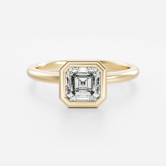 Oval Three Stone Lab Grown Diamond Engagement Ring