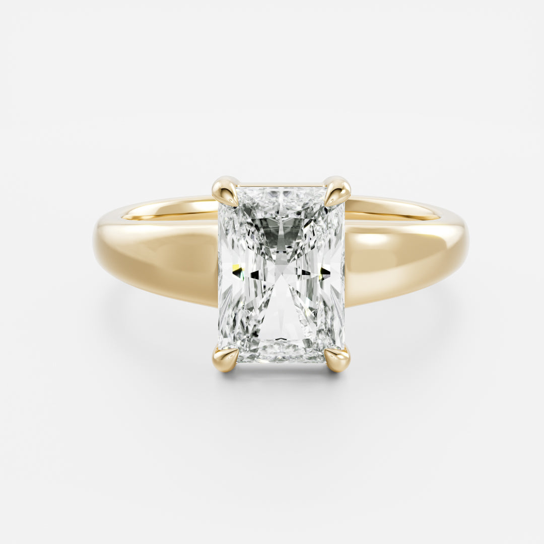 Oval Three Stone Lab Grown Diamond Engagement Ring