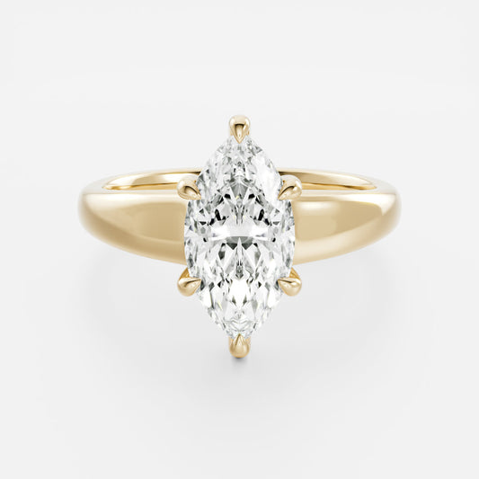 Oval Three Stone Lab Grown Diamond Engagement Ring