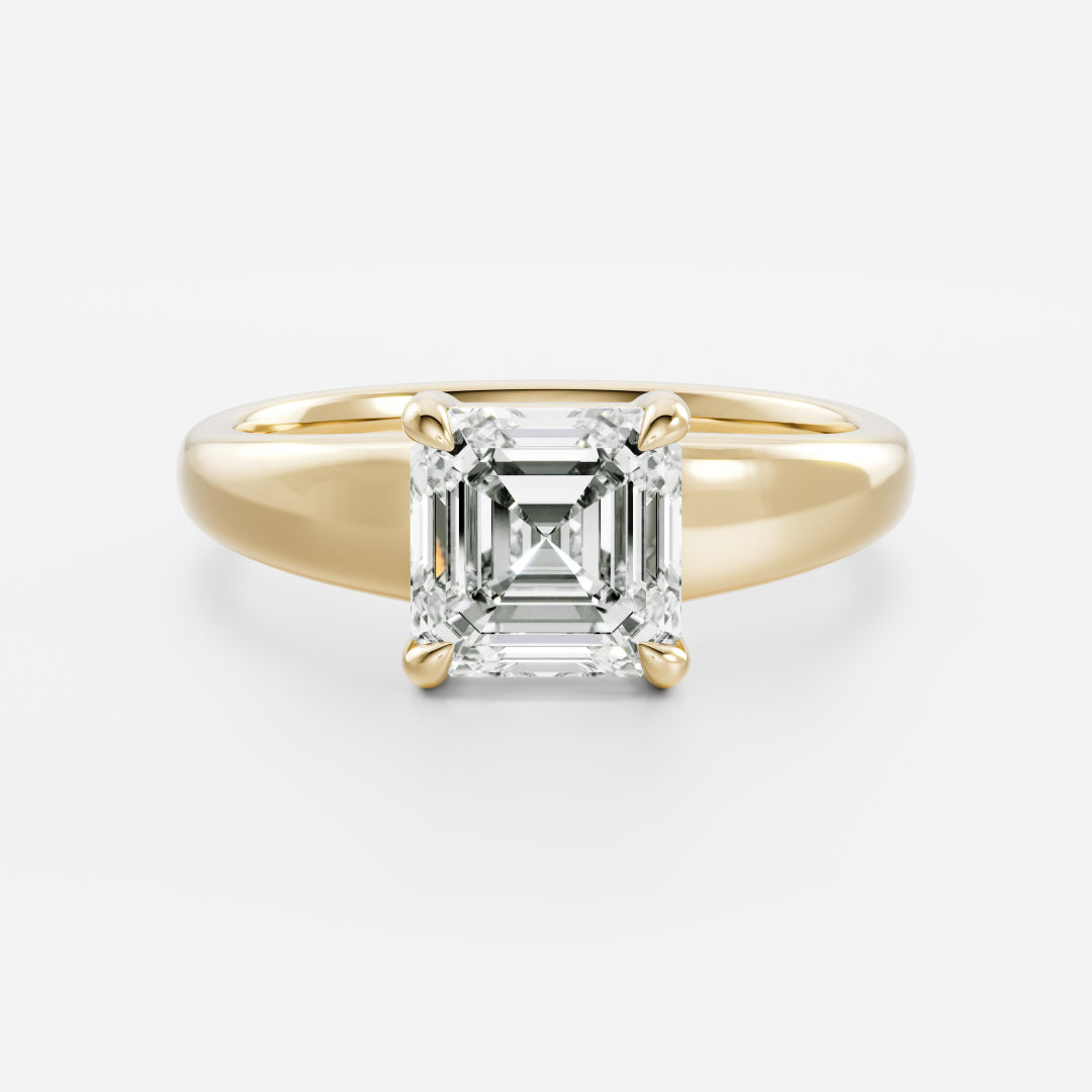 Oval Three Stone Lab Grown Diamond Engagement Ring