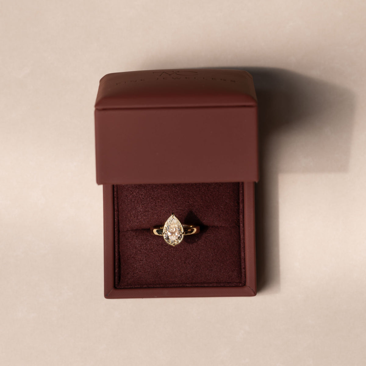 Oval Three Stone Lab Grown Diamond Engagement Ring