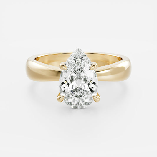 Oval Three Stone Lab Grown Diamond Engagement Ring
