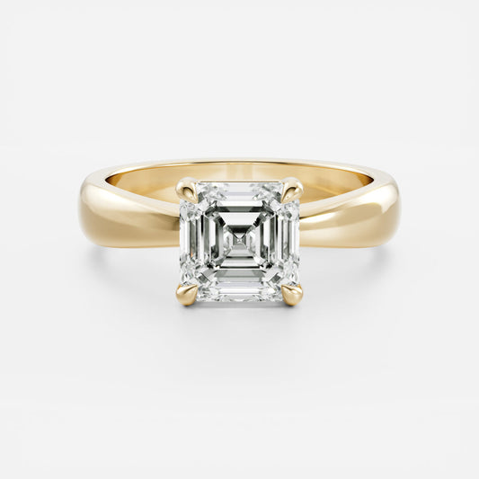 Oval Three Stone Lab Grown Diamond Engagement Ring