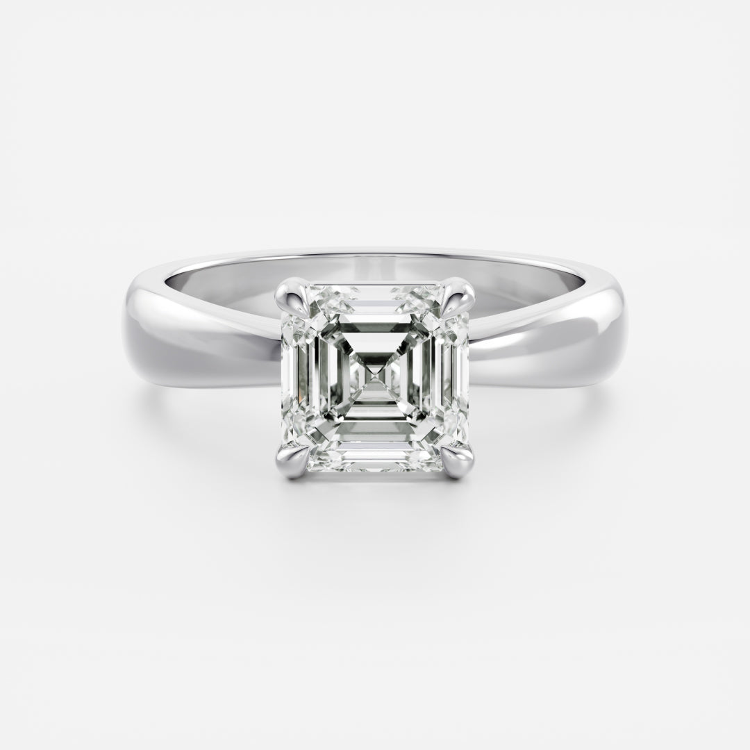 Oval Three Stone Lab Grown Diamond Engagement Ring