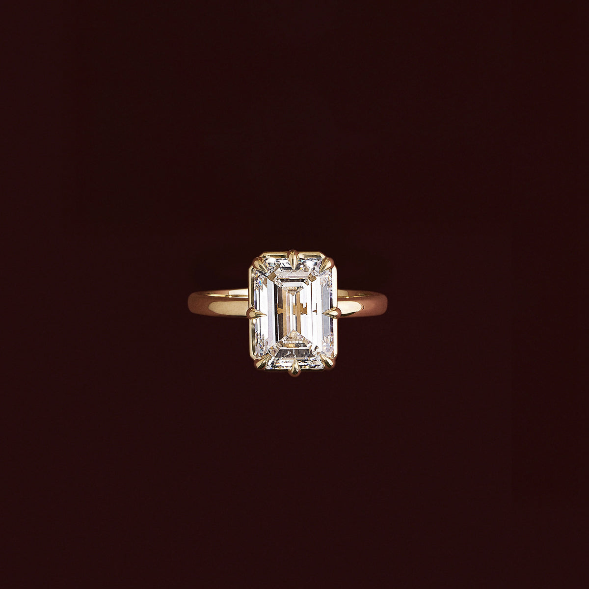 Oval Three Stone Lab Grown Diamond Engagement Ring