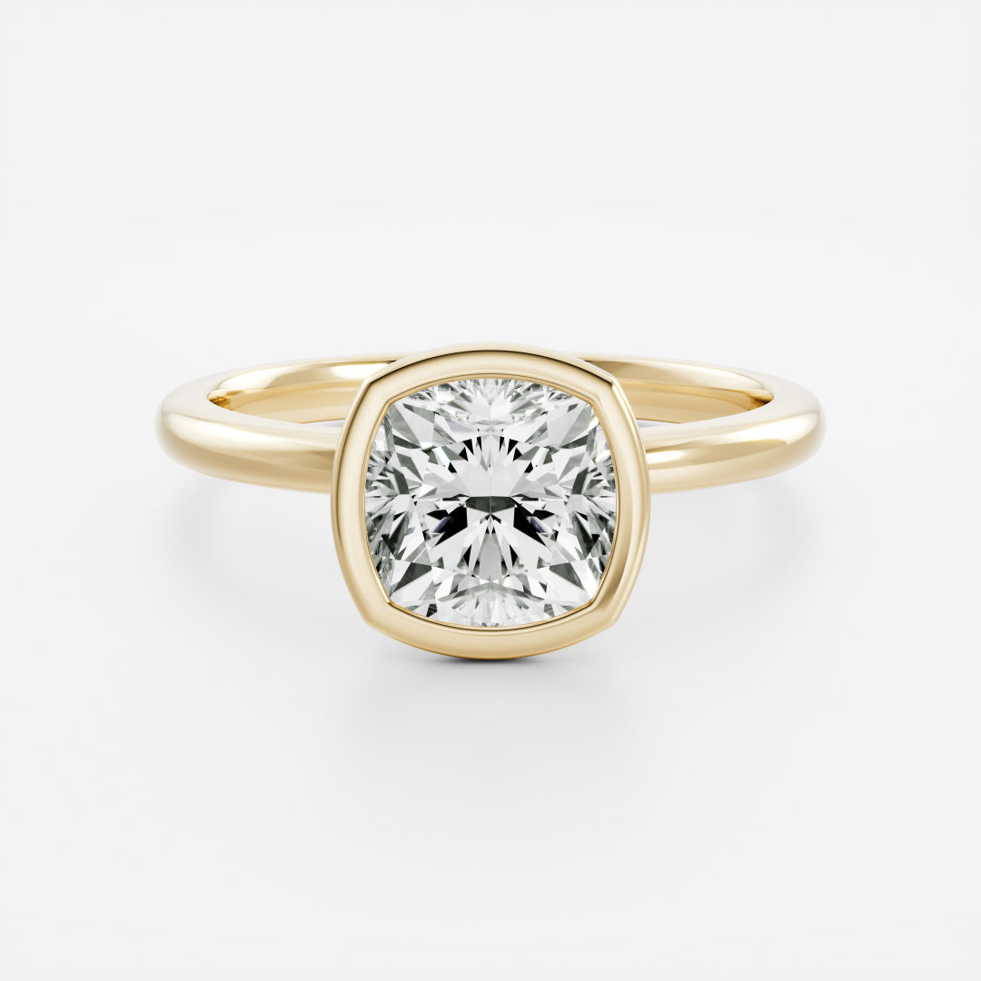 Oval Three Stone Lab Grown Diamond Engagement Ring