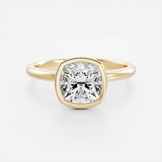 Oval Three Stone Lab Grown Diamond Engagement Ring