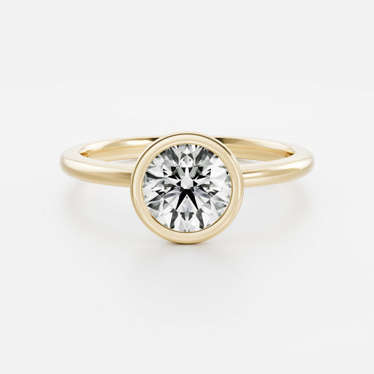 Oval Three Stone Lab Grown Diamond Engagement Ring