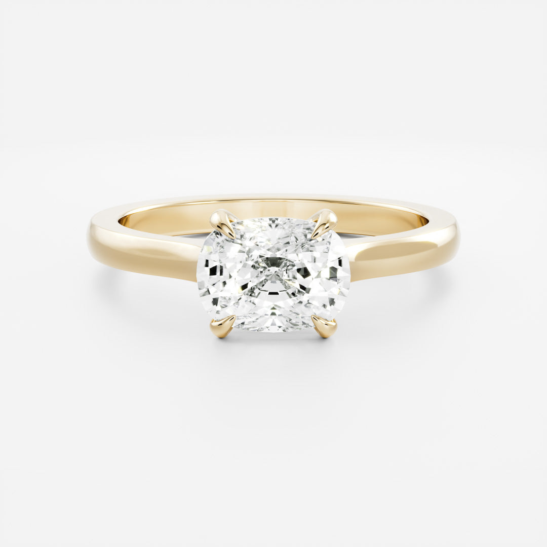 Oval Three Stone Lab Grown Diamond Engagement Ring