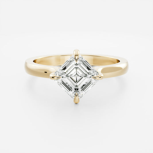 Oval Three Stone Lab Grown Diamond Engagement Ring
