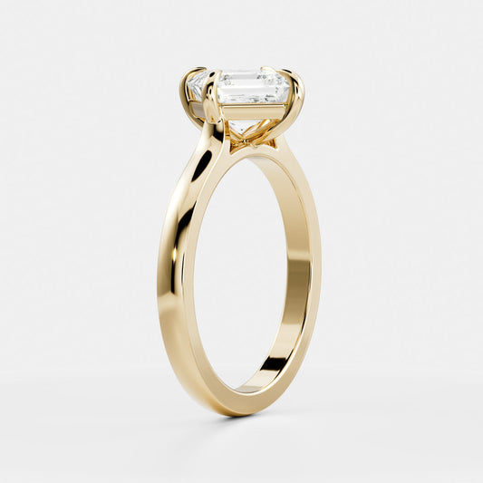 Oval Three Stone Lab Grown Diamond Engagement Ring