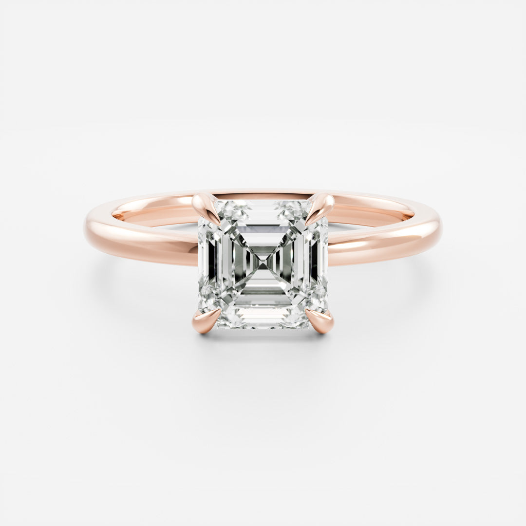 Oval Three Stone Lab Grown Diamond Engagement Ring