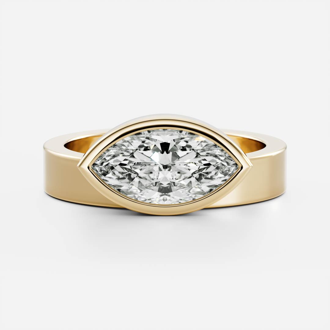 Oval Three Stone Lab Grown Diamond Engagement Ring