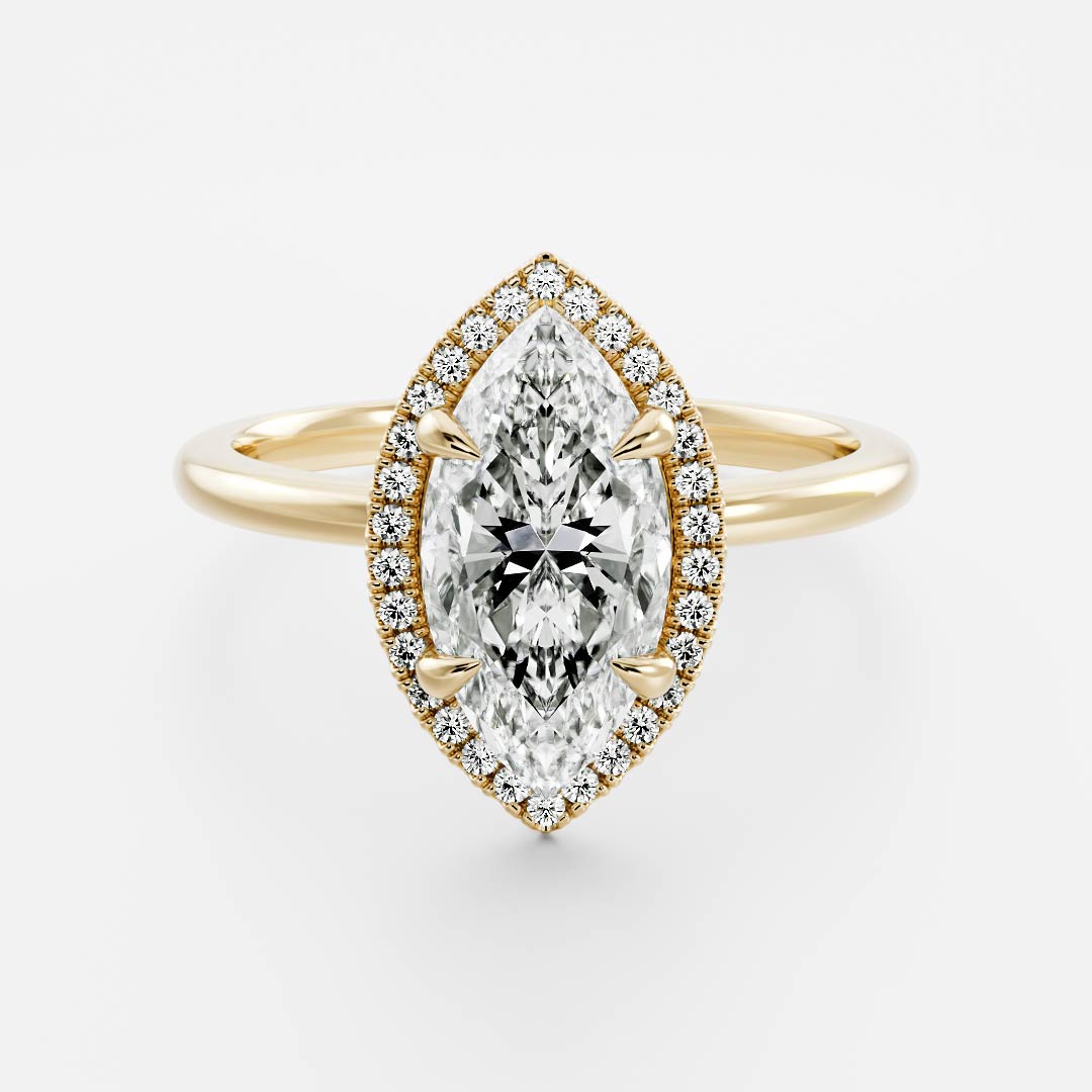 Oval Three Stone Lab Grown Diamond Engagement Ring