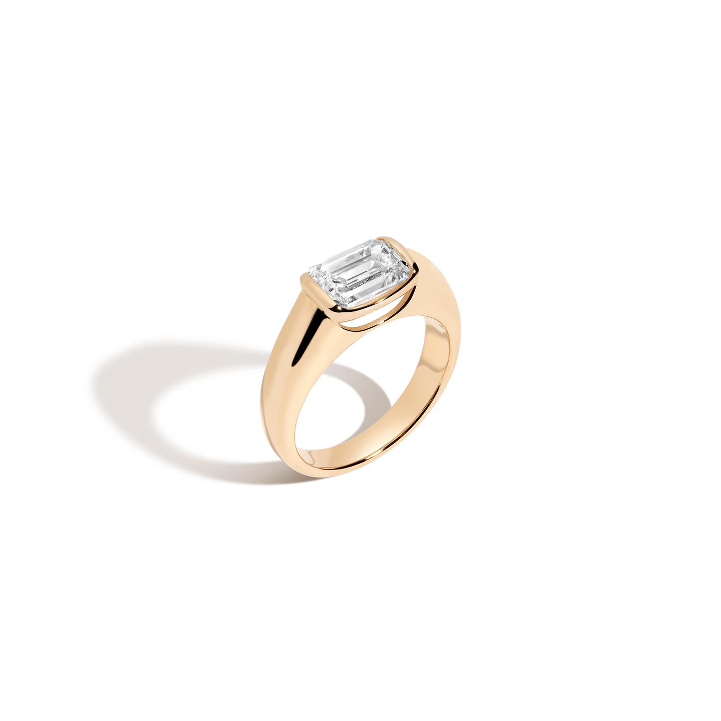 2 CT Round Three Stones Lab Grown Diamond Engagement Ring