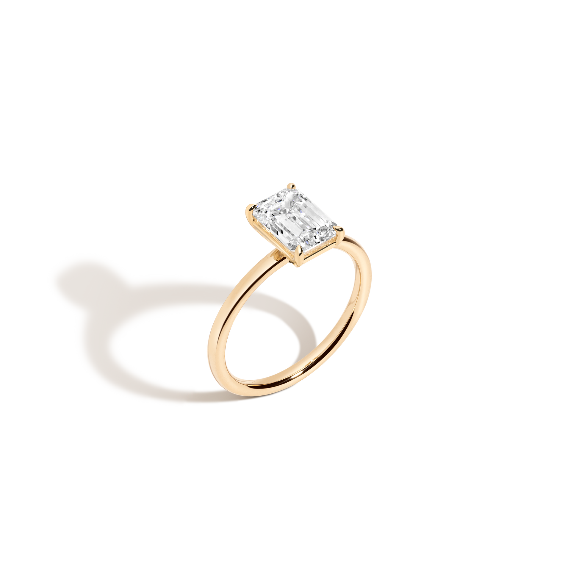 2 CT Round Three Stones Lab Grown Diamond Engagement Ring