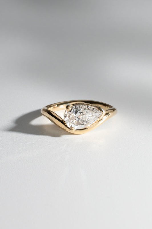 2 CT Round Three Stones Lab Grown Diamond Engagement Ring