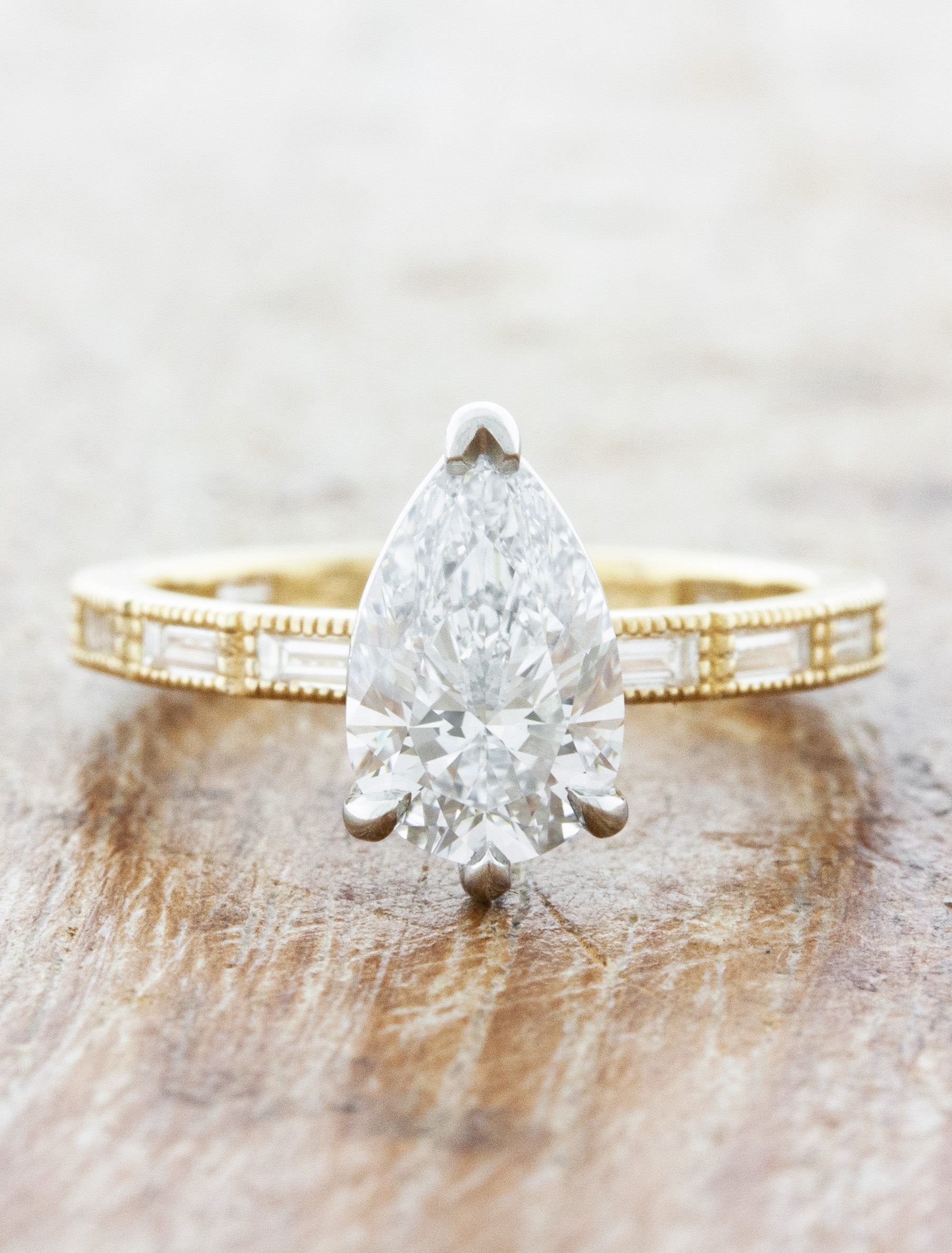 2 CT Round Three Stones Lab Grown Diamond Engagement Ring