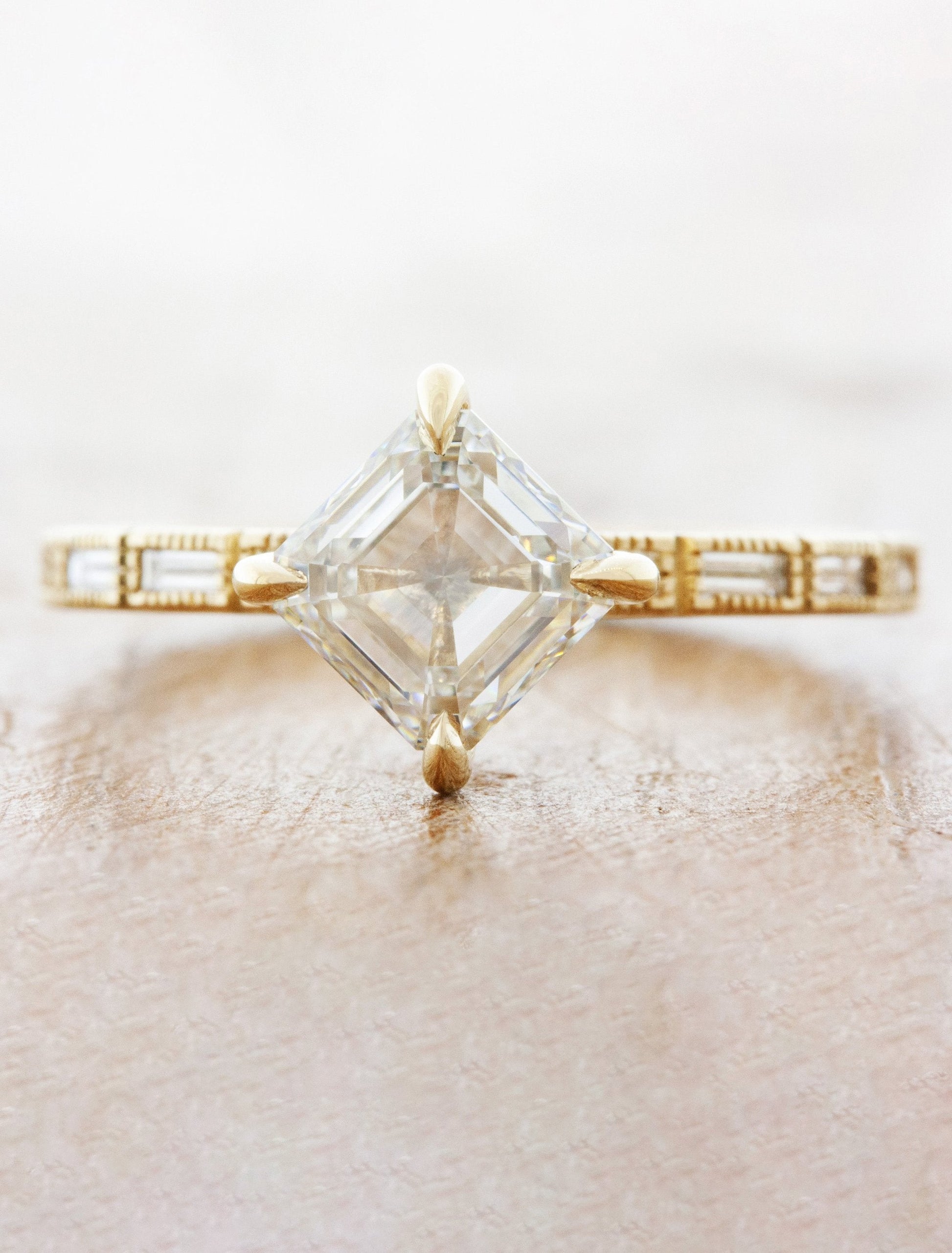 2 CT Round Three Stones Lab Grown Diamond Engagement Ring