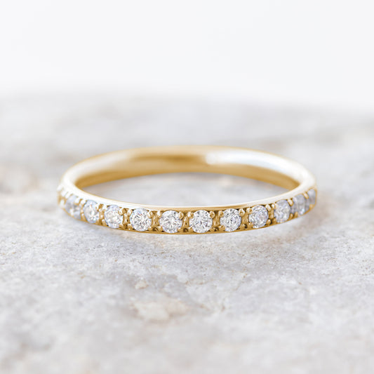 0.37 CT Round Full Eternity Lab Grown Diamond Wedding Band