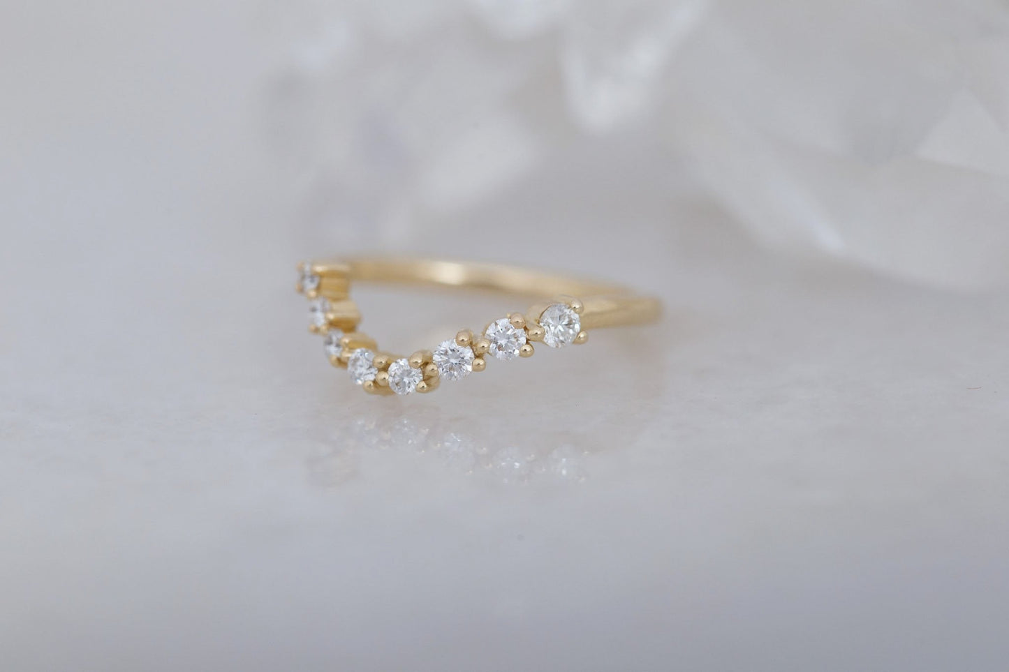 0.37 CT Round Full Eternity Lab Grown Diamond Wedding Band