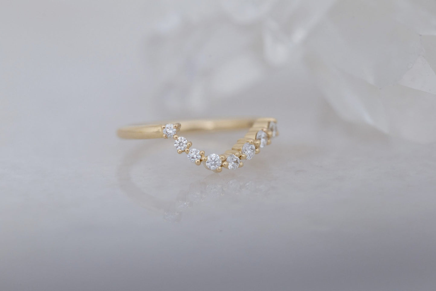 0.37 CT Round Full Eternity Lab Grown Diamond Wedding Band