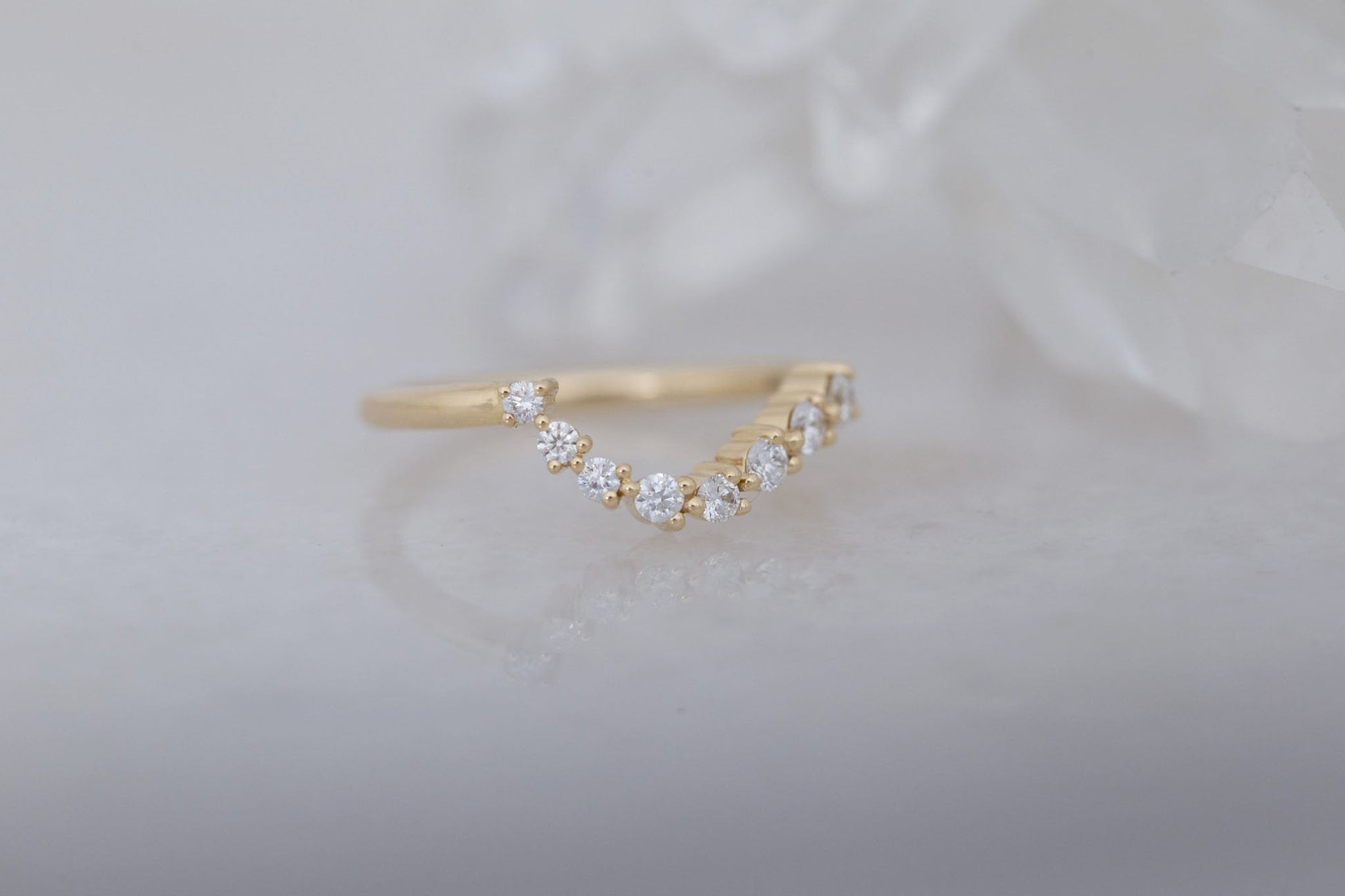 0.37 CT Round Full Eternity Lab Grown Diamond Wedding Band