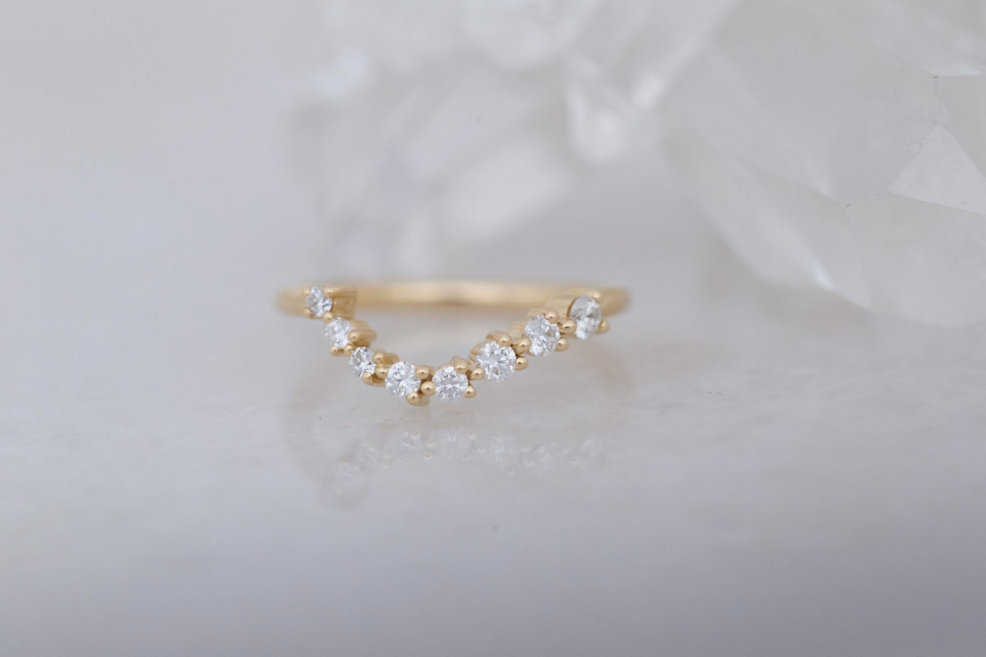 0.37 CT Round Full Eternity Lab Grown Diamond Wedding Band
