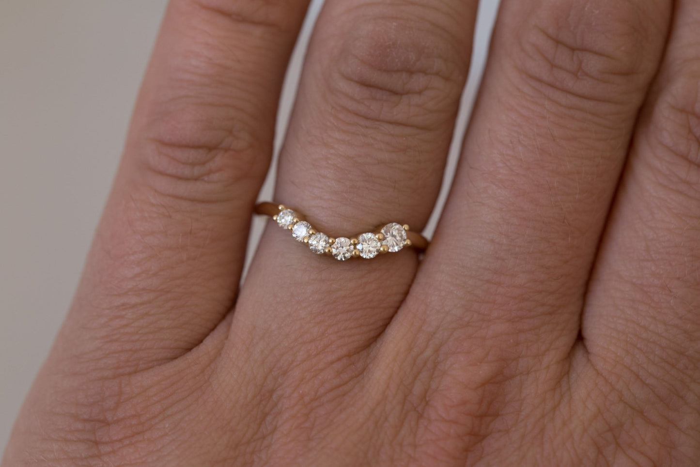 0.37 CT Round Full Eternity Lab Grown Diamond Wedding Band