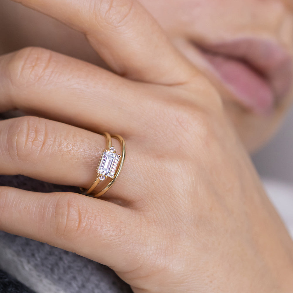 0.37 CT Round Full Eternity Lab Grown Diamond Wedding Band