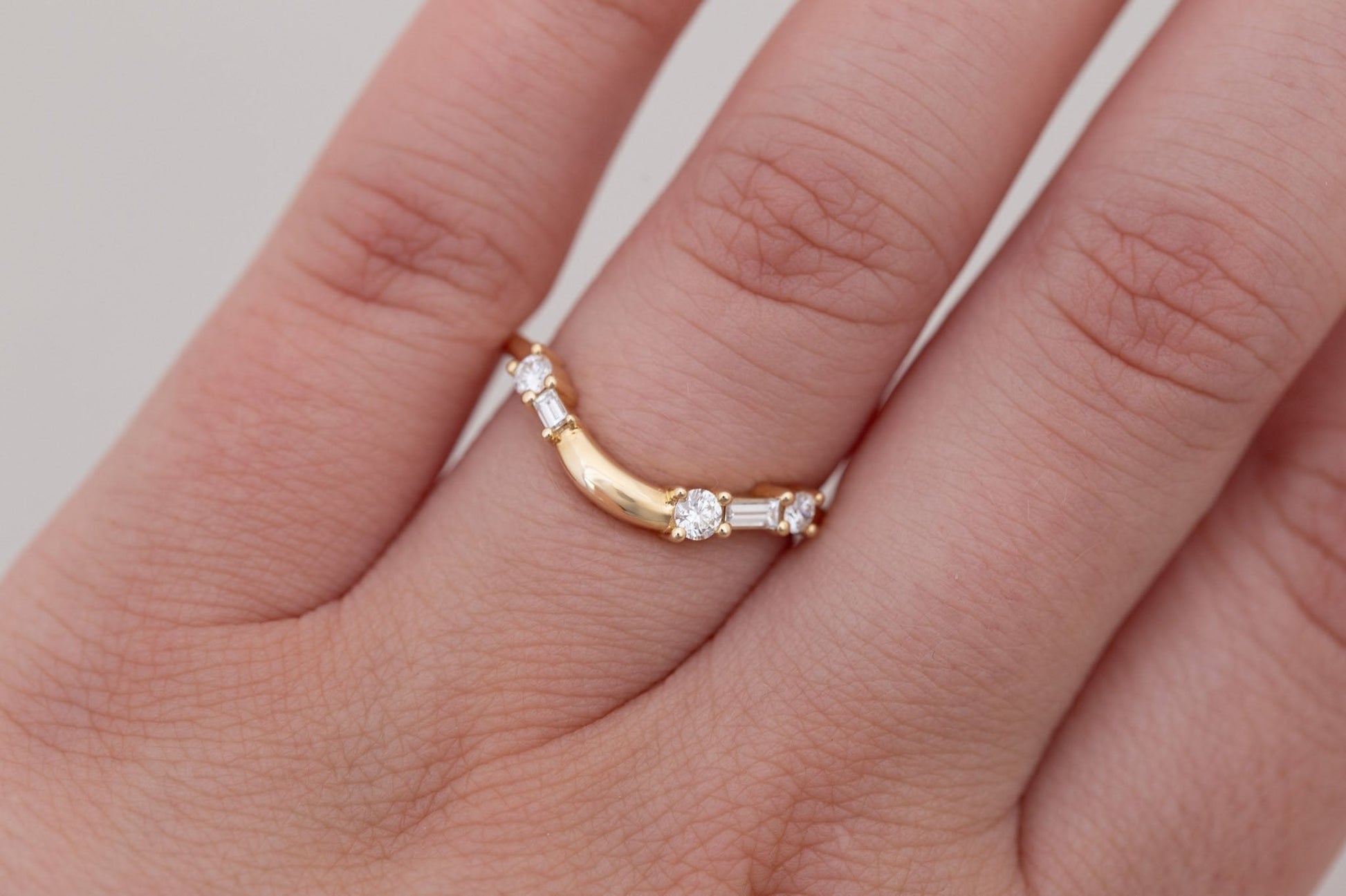 0.37 CT Round Full Eternity Lab Grown Diamond Wedding Band
