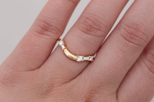 0.37 CT Round Full Eternity Lab Grown Diamond Wedding Band