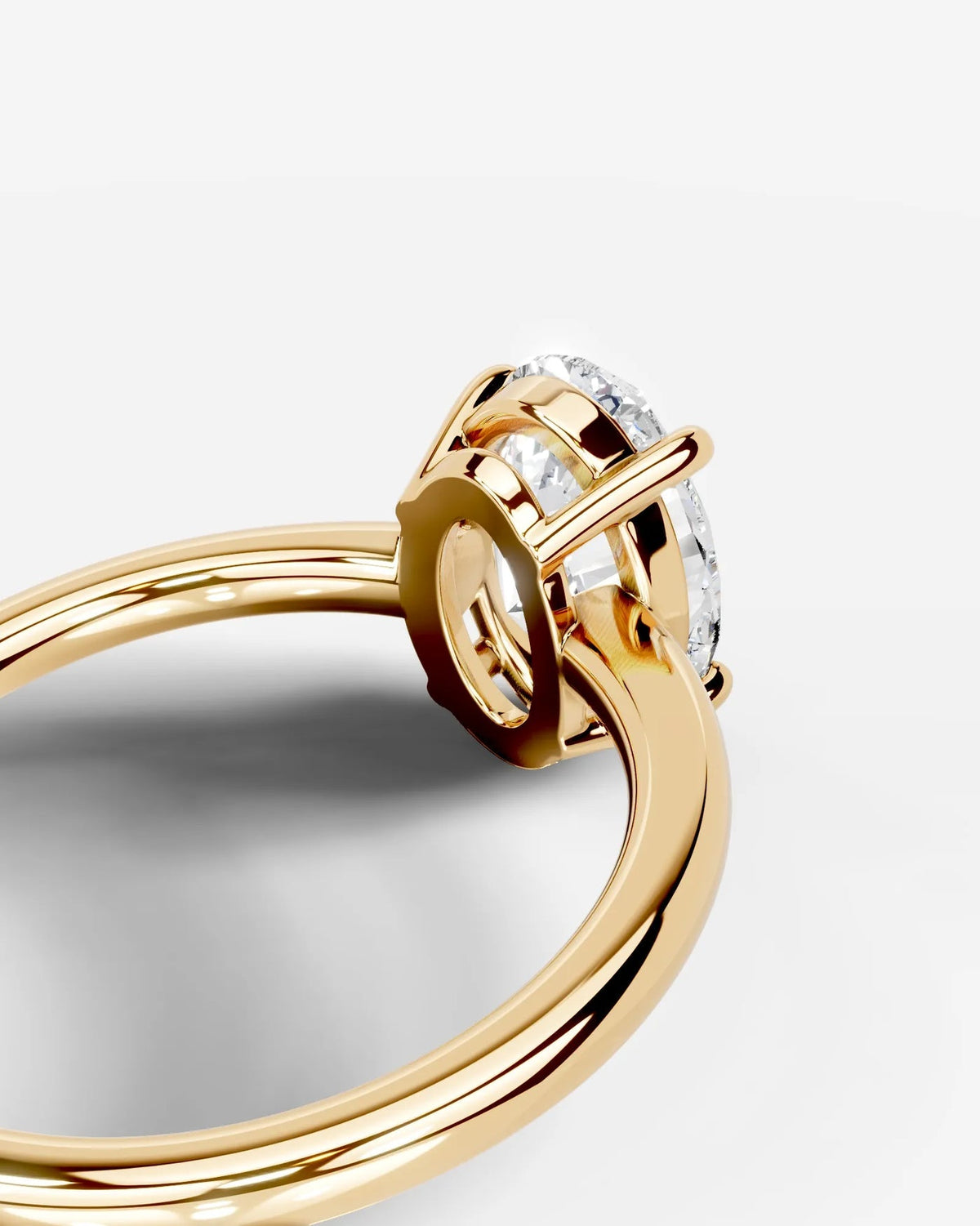 Oval Solitaire Lab Grown Diamond Engagement Ring