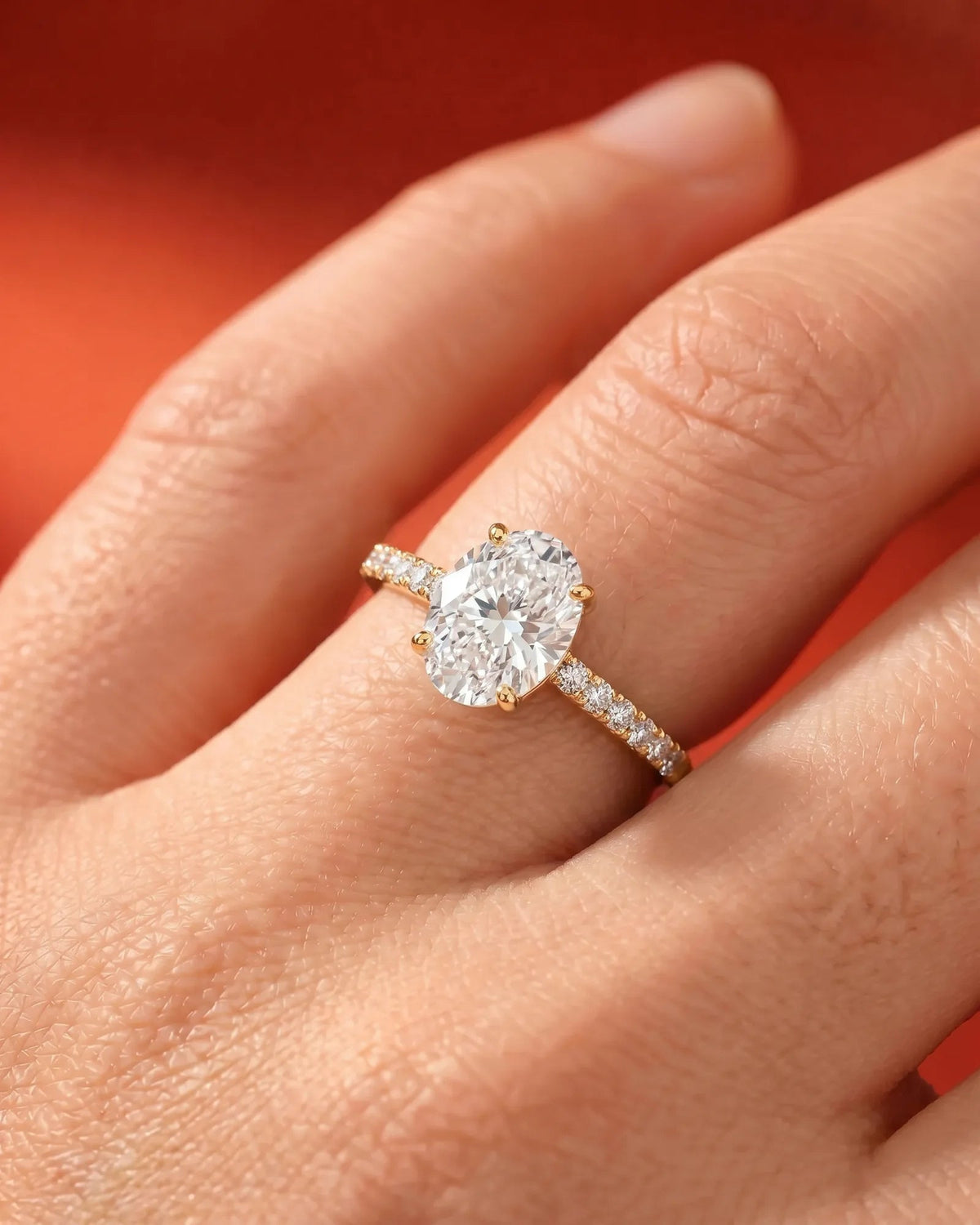 Marquise Solitaire With Tulip Prongs Lab Grown Diamond Engagement Ring