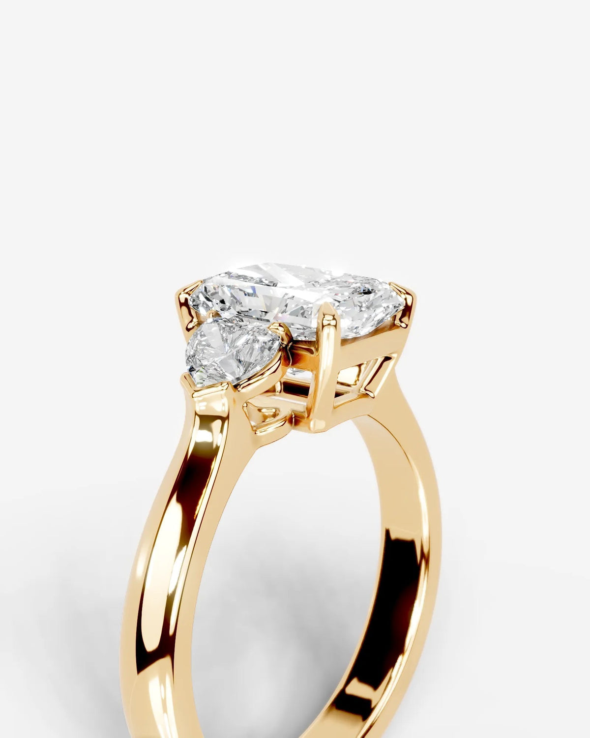 Marquise Solitaire With Tulip Prongs Lab Grown Diamond Engagement Ring