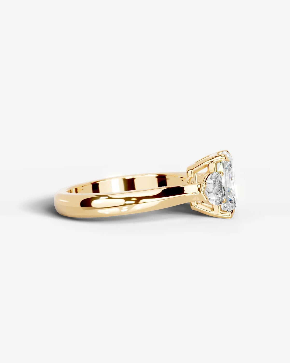 Marquise Solitaire With Tulip Prongs Lab Grown Diamond Engagement Ring